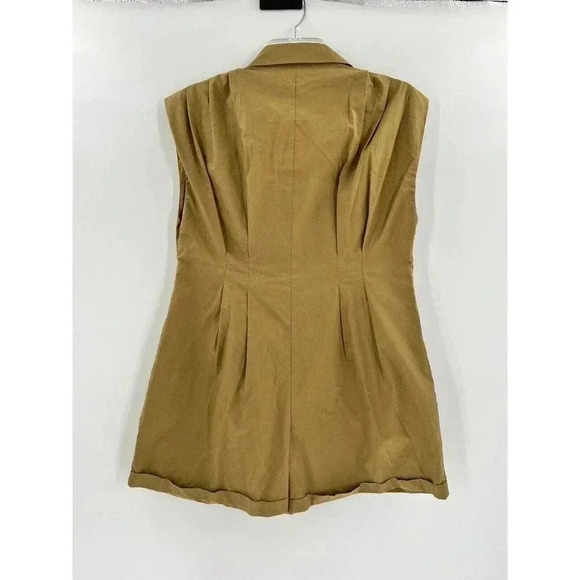 DeLuc Women’s Medium Tan Short Sleeveless Romber Summer Comfort Excellent UC - Picture 4 of 11